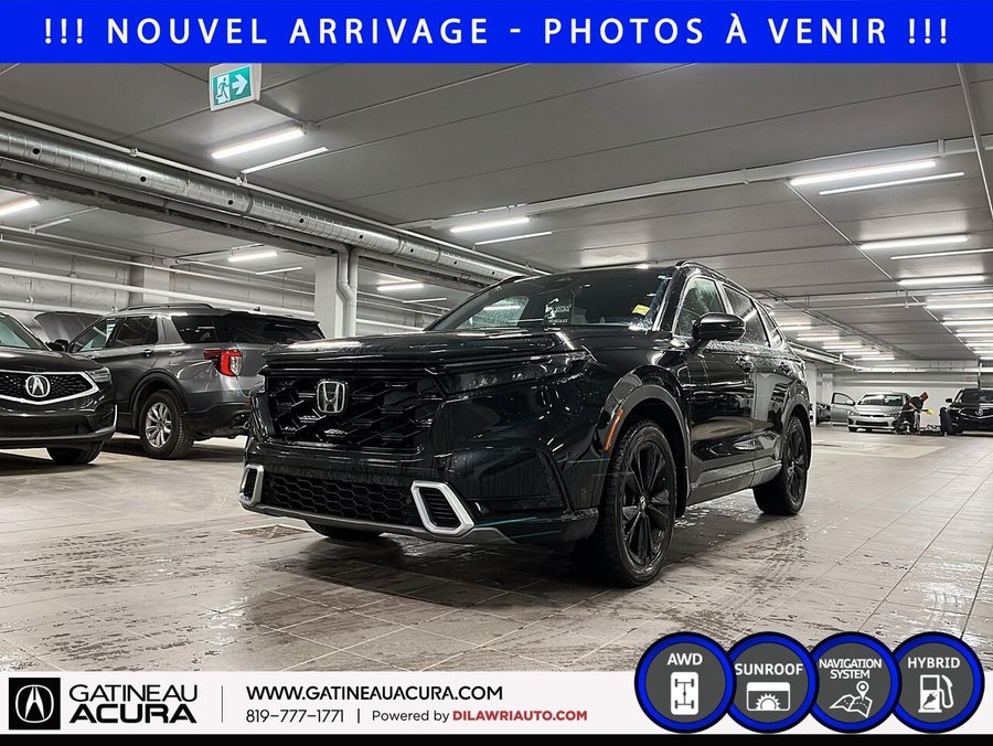 Honda CR-V hybride *** UN PROPRIO + CLEAN CARFAX *** 2024 Noir