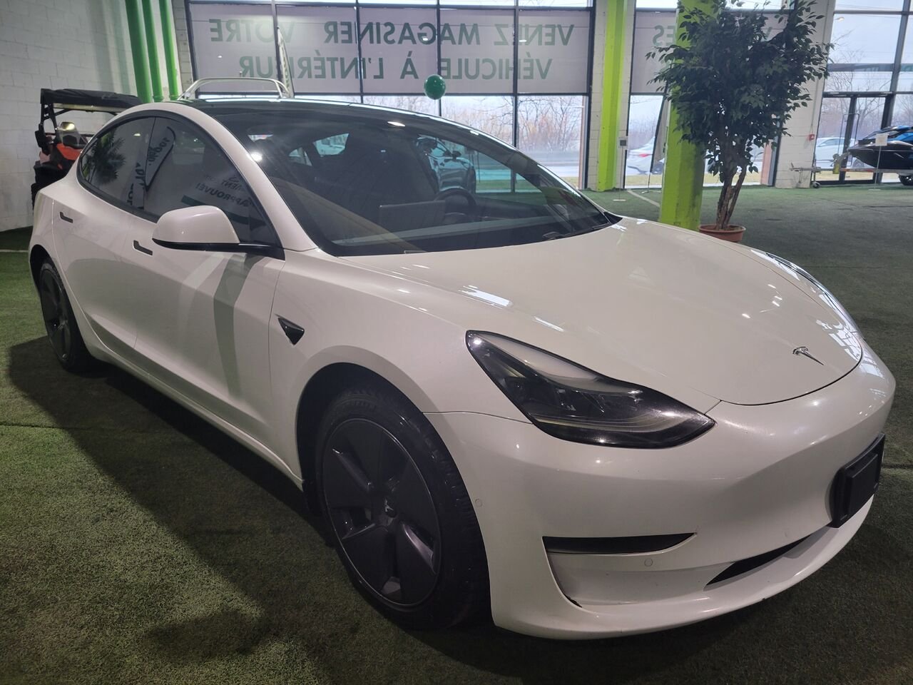 Tesla Model 3 2021 Blanc Longueuil, - photo #7