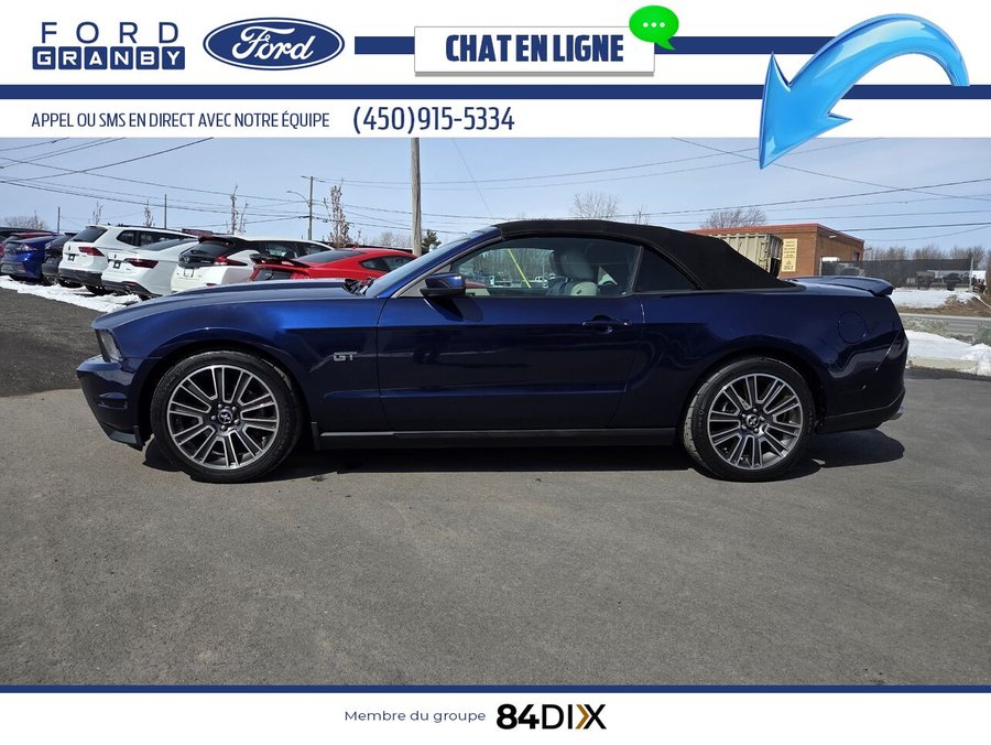 Ford Mustang GT Convertible, manuelle GT Convertible, manuelle 2010 Bleu