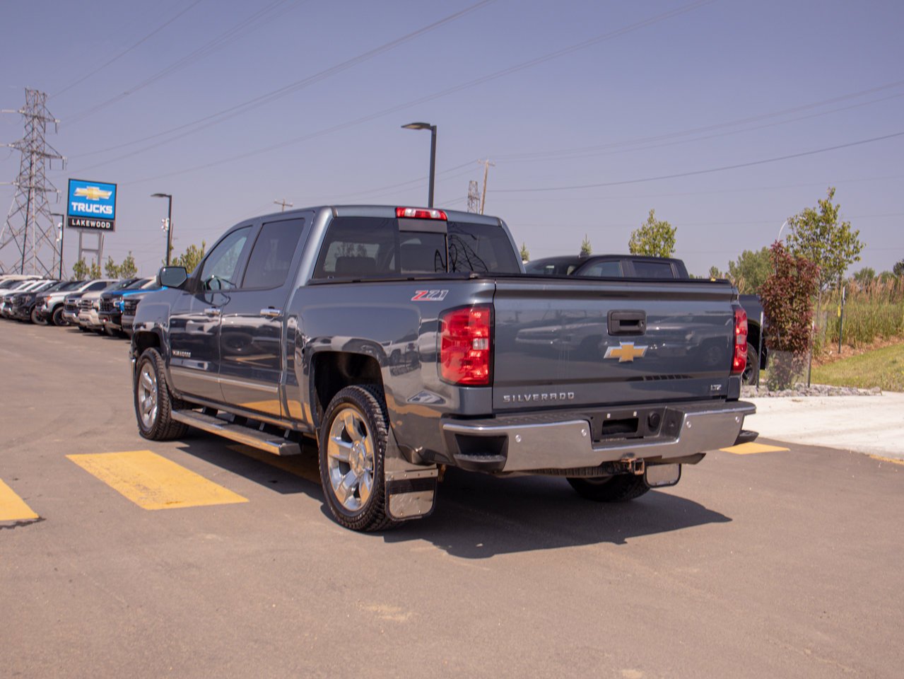 2014 Chevrolet Silverado 1500 4WD Crew Cab Short Box LTZ w/2LZ Blue Sherwood Park - photo #7