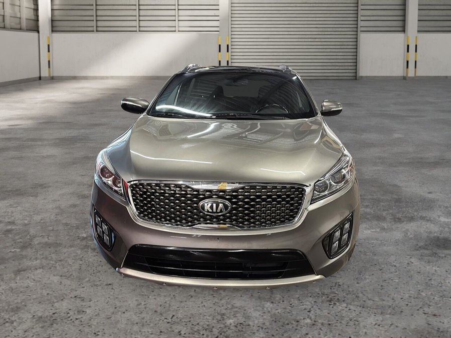 Kia SORENTO SX TURBO + GARANTIE DISPONIBLE 1-2-3 CHANCES AU CREDIT + TOIT OUVRANT 2016 Gris