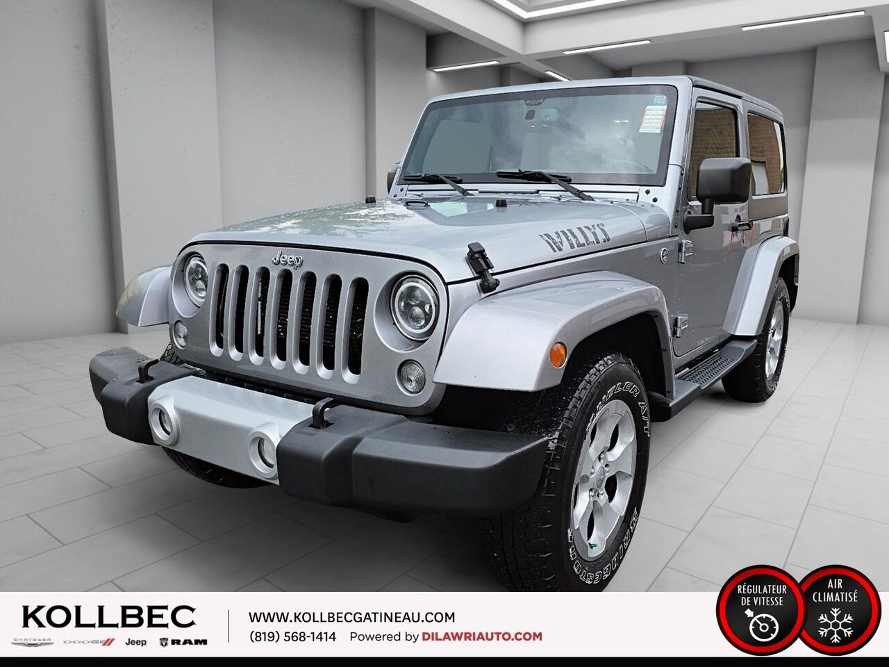 JEEP WRANGLER 26292 | Sahara 4x4 2015 Argent Gatineau - photo #0