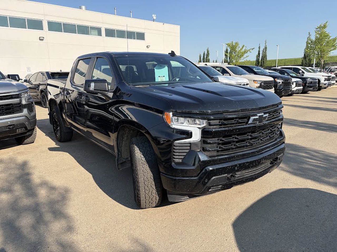 2024 Chevrolet Silverado 1500 4WD Crew Cab 147 RST Black Sherwood Park - photo #1
