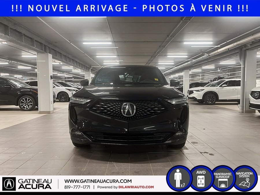 Acura MDX *** UN PROPRIO + CLEAN CARFAX *** 2024 Noir