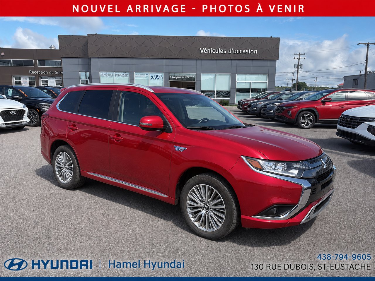 2020 Mitsubishi Outlander Plug-In Hybrid Red Saint-Eustache - photo #0