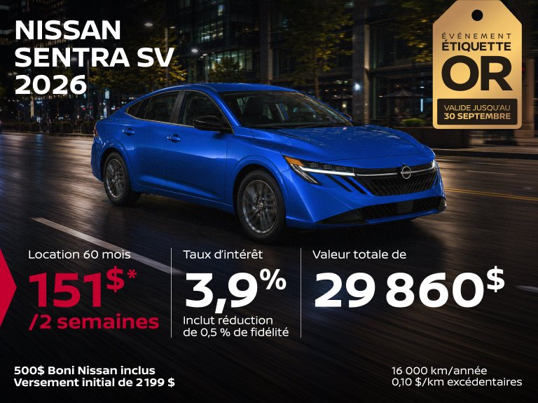Promo Sentra