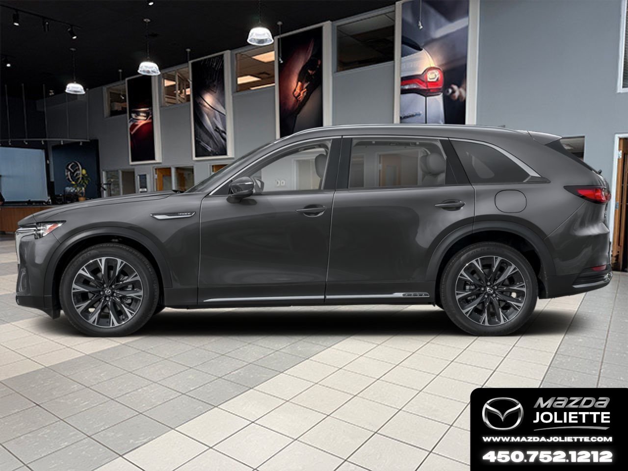 MAZDA CX-90 hybride rechargeable 2026 Gris mécanique métallisé Notre-Dame-des-Prairies - photo #1