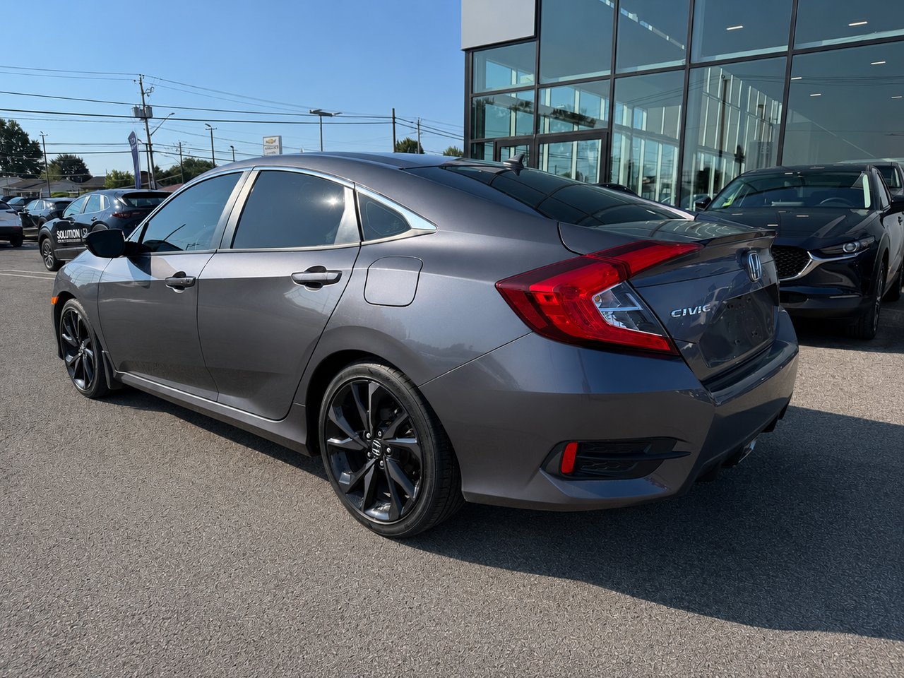 Honda Civic Berline Sport 2019 Gris Châteauguay - photo #5