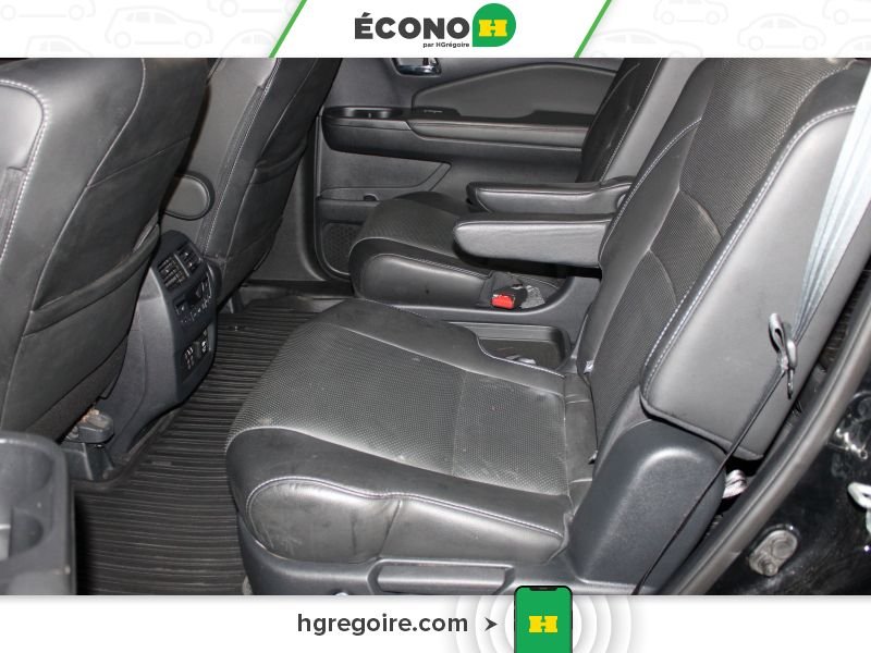 Honda Pilot R3693A | TOURING CUIR TOIT CAMERA BLUETOOTH SIEGES CHAUFFAN 2019 Noir Laval - photo #12