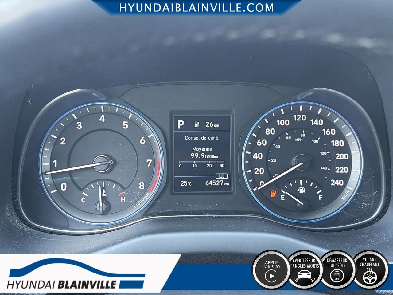 2020 Hyundai Kona Black Blainville - photo #11