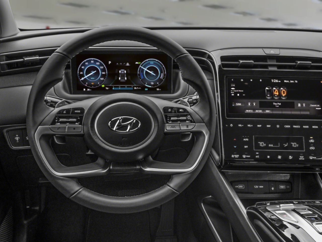 Hyundai Tucson hybride 2023 Bleu Gatineau - photo #9