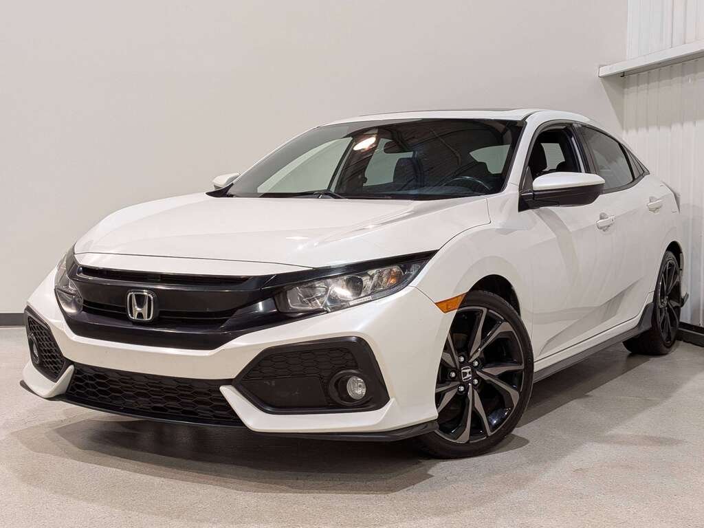 2019 Honda Civic Hatchback Sport Manual White Val-David - photo #0