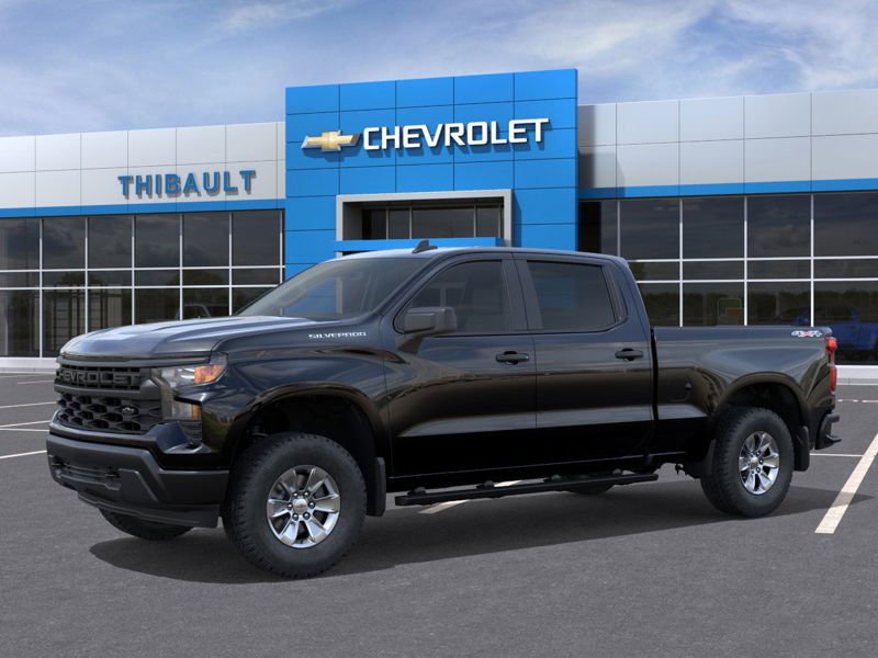 CHEVROLET SILVERADO 1500 WT cabine multiplace 4RM 157 po 2026 Noir