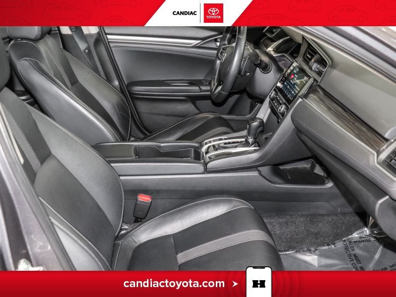 Honda Civic TA04057 | TOURING - BAS KM - TOIT OUVRANT 2020 Gris Laval - photo #15