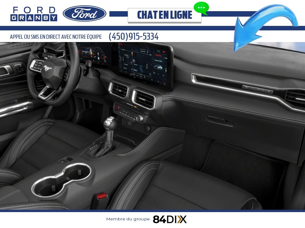 2024 Ford Mustang Shadow Black Granby - photo #10