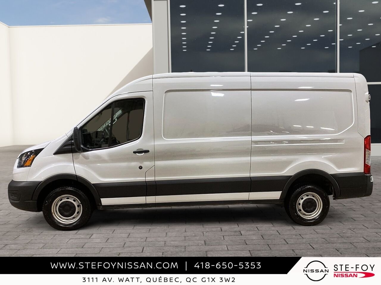 Ford Transit T-250 * TOIT MOYEN * RÉGULIER * RWD 2023 Blanc Québec - photo #4