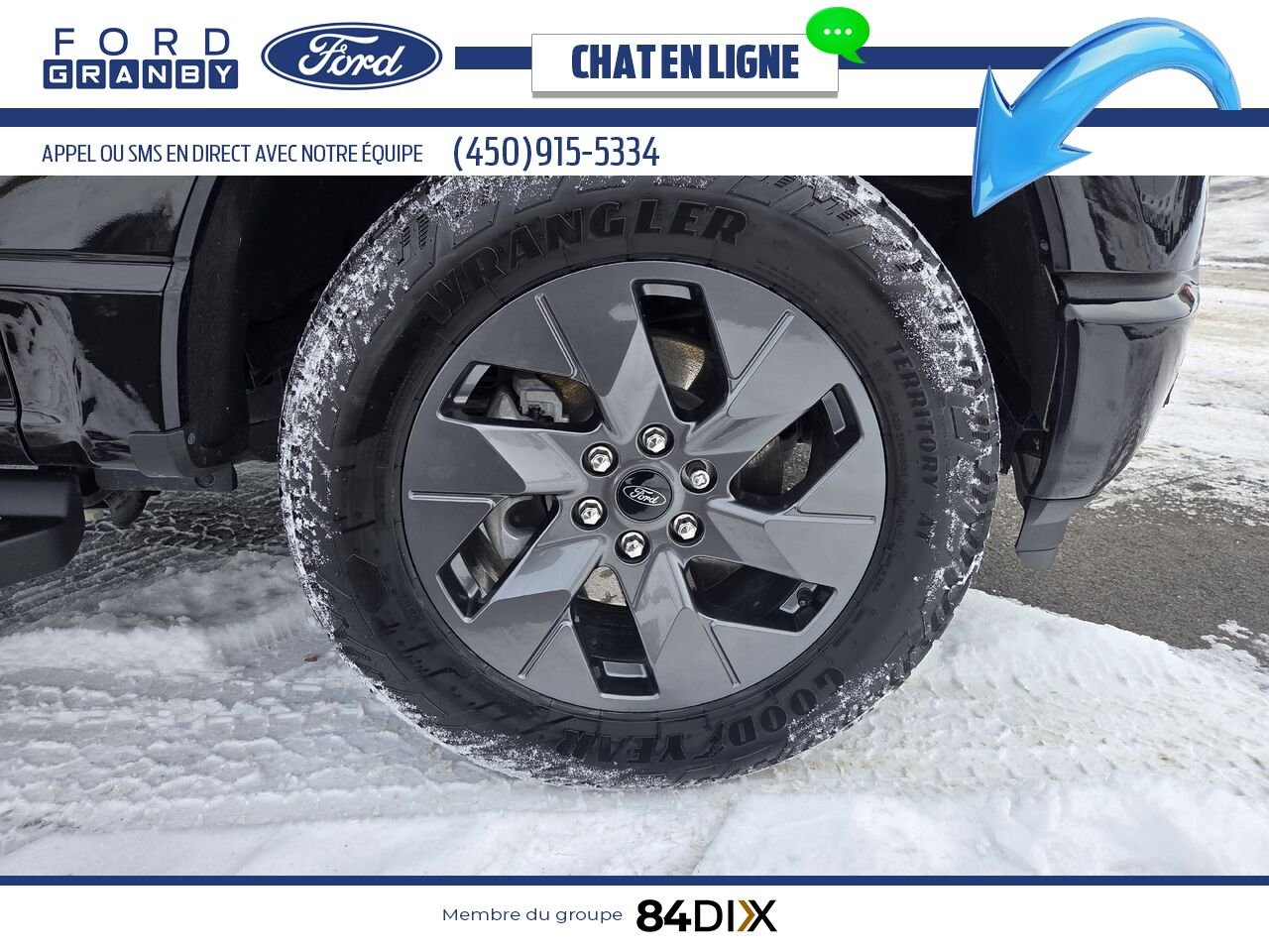 Ford F-150 Lightning 2023 Noir Granby - photo #26