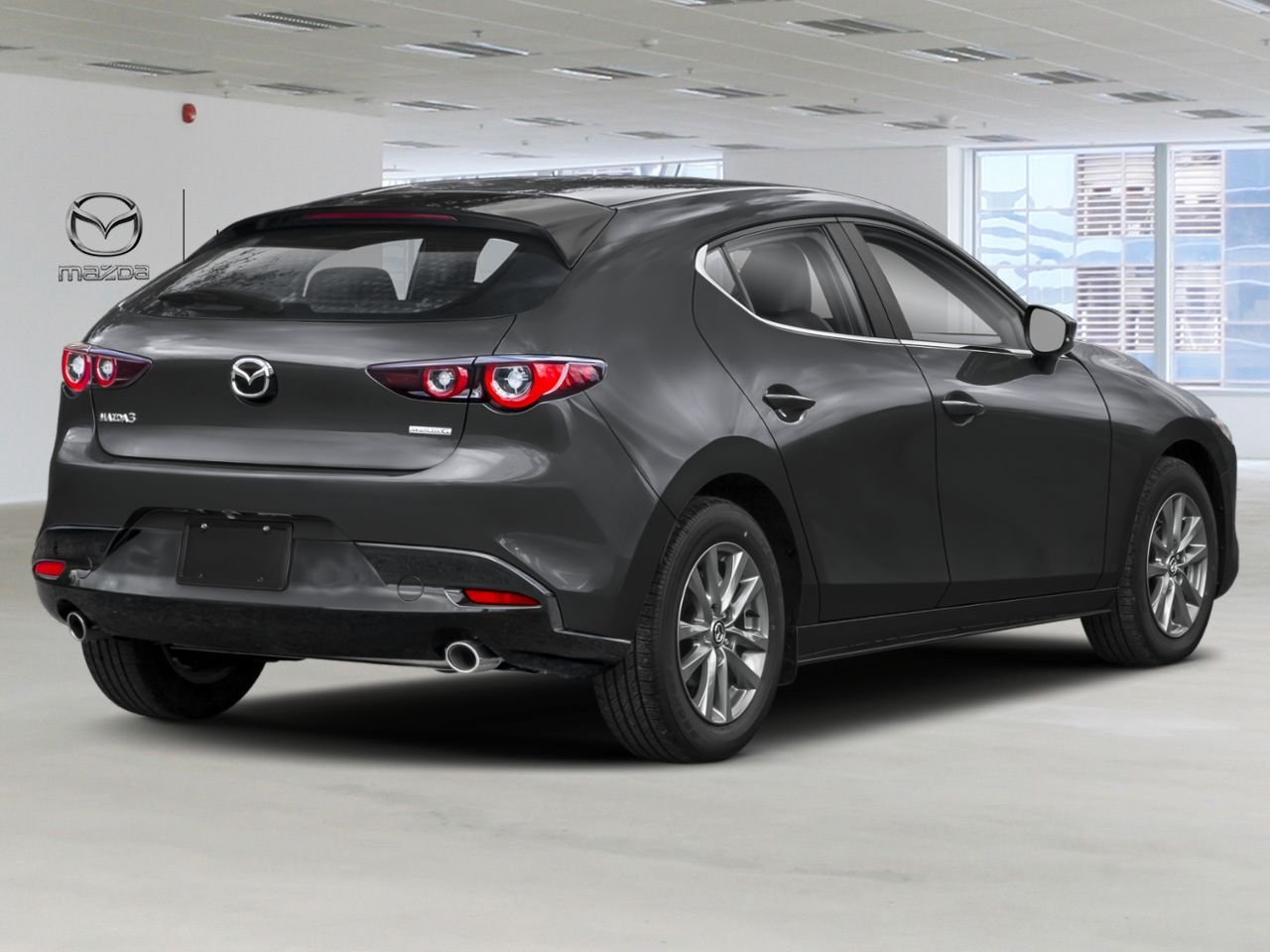 2025 Mazda Mazda3 Sport VIN JM1BPBLM8S1770538 Machine Grey Metallic Chicoutimi - photo #2