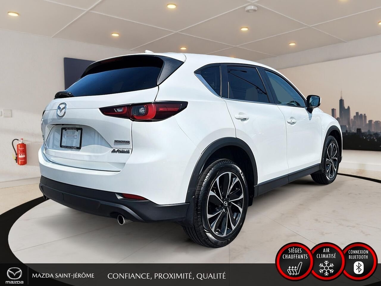 2023 Mazda CX-5 White Ste-Agathe des Monts - photo #5