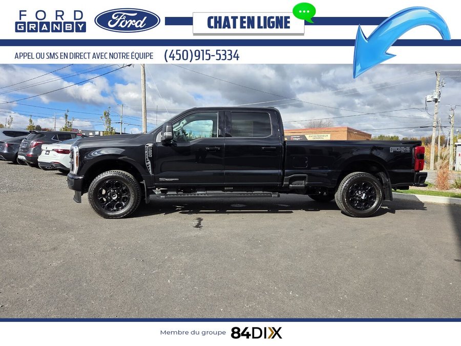 Ford Super Duty F-250 SRW XLT 6 places 4RM caisse de 8 pi 2024 Noir