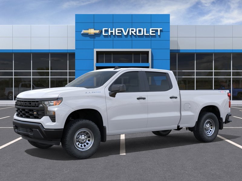 CHEVROLET Silverado 1500 K1500 SILVERADO CREW CAB WT STD/BOX (1WT) 2026 BLANC SOMMET Rivière-du-Loup - photo #1