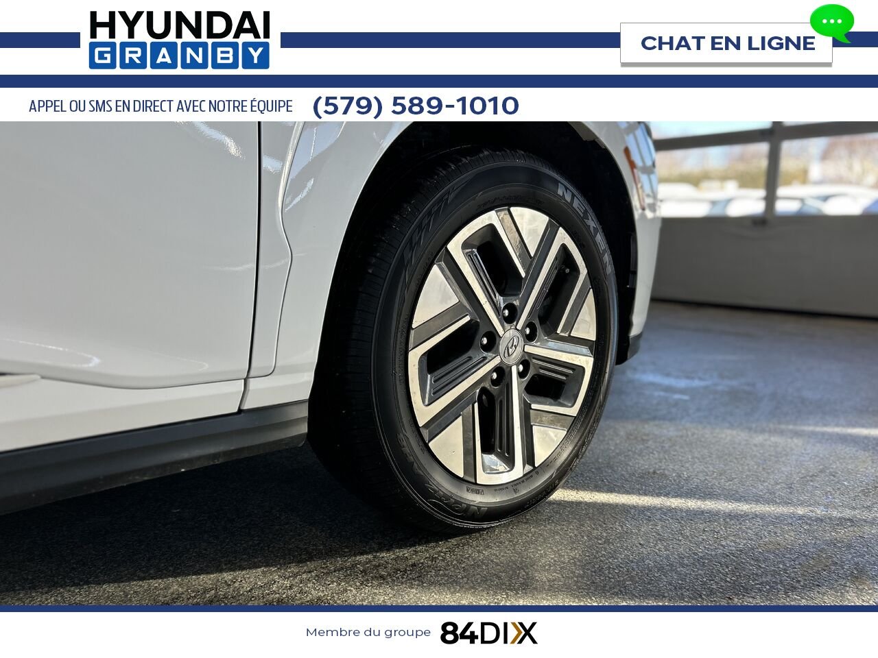 2023 Hyundai Kona Electric White Granby - photo #9
