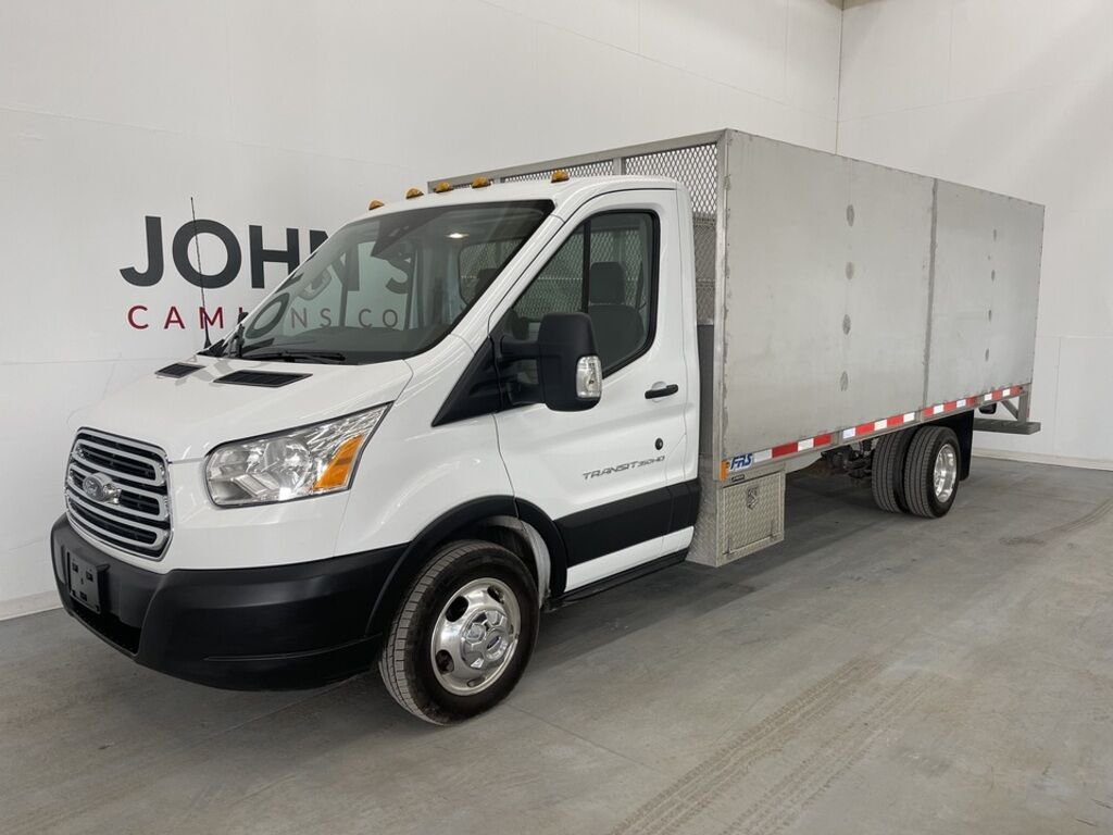 2019 Ford Transit Chassis Cab T-350 178" 9950 GVWR DRW White Kirkland - photo #0