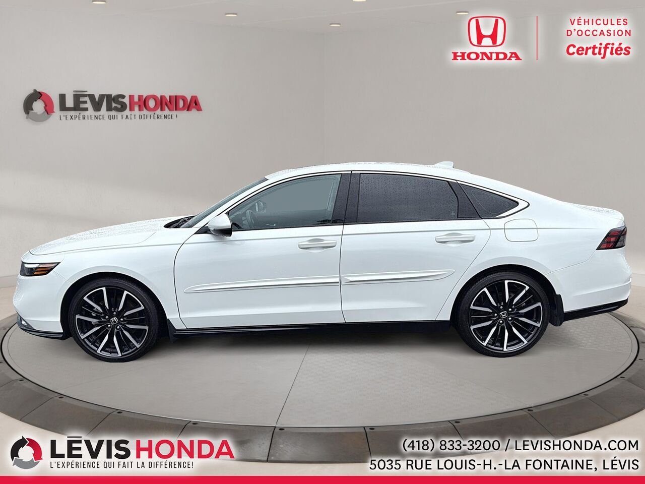 Honda Accord Hybride Touring Touring CVT 2023 Blanc Lévis - photo #12