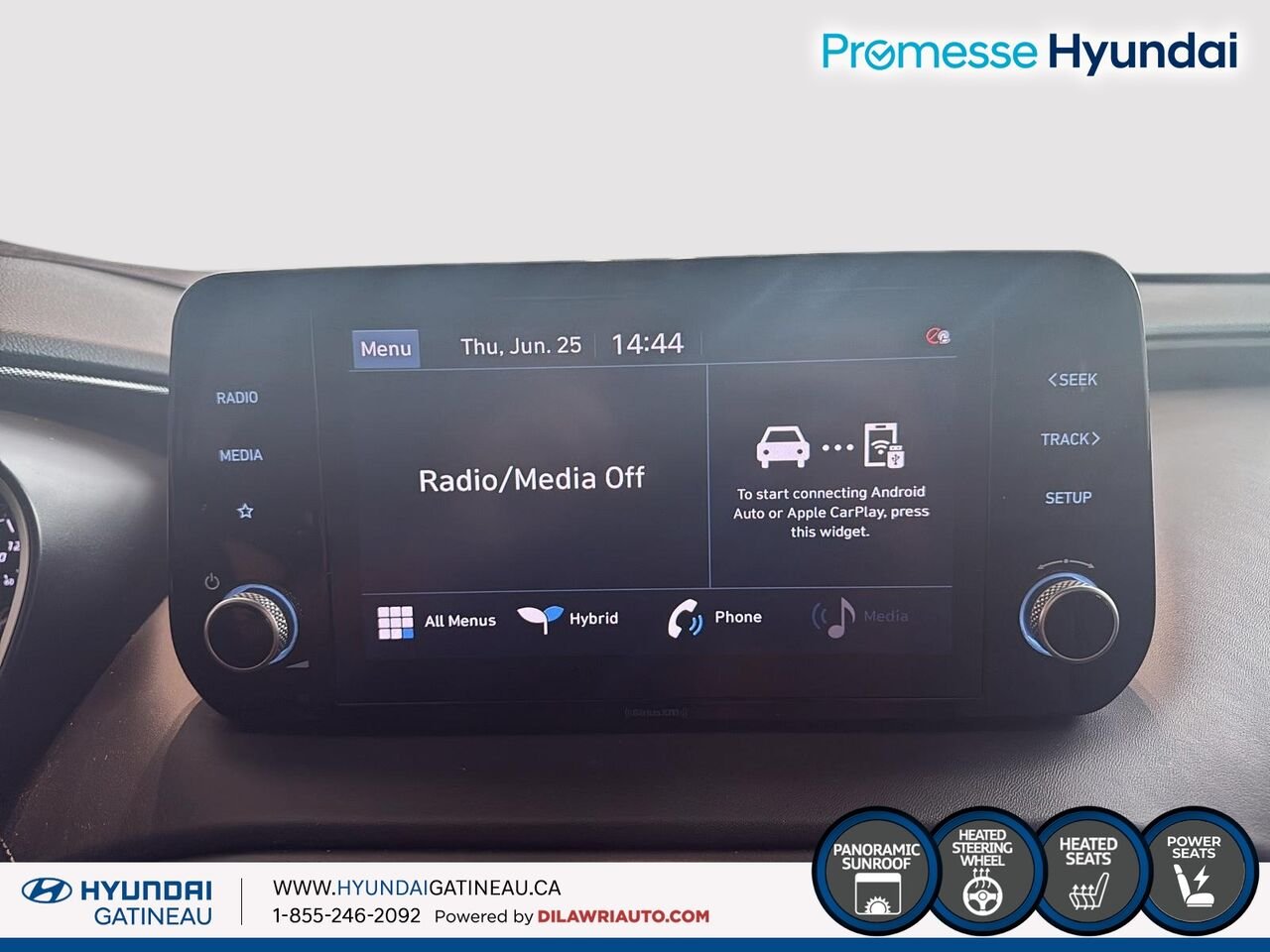 2022 Hyundai Santa Fe Hybrid White Gatineau - photo #13