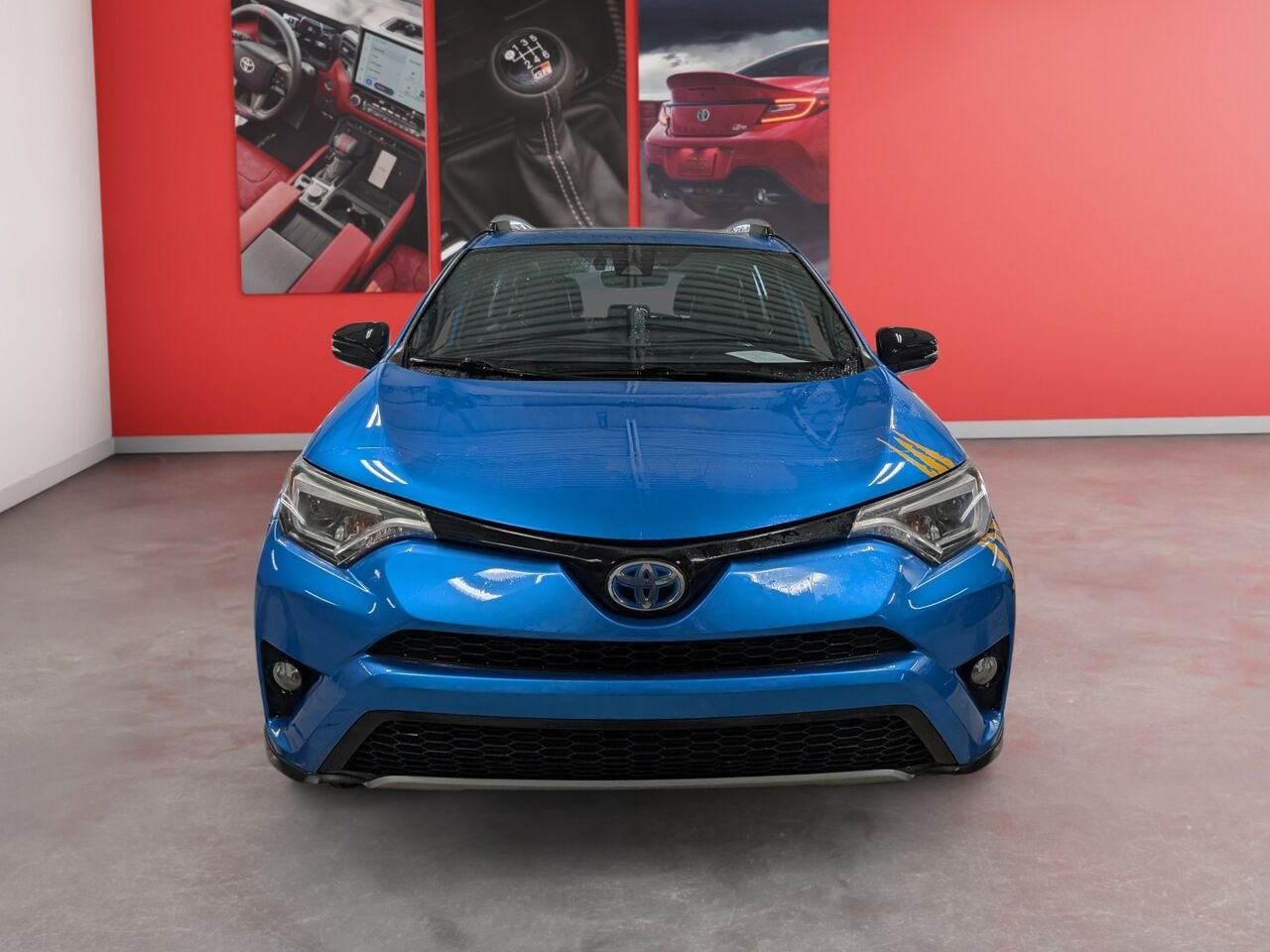 2017 Toyota RAV4 Hybrid JTMJJREV6HD088292 Electric Storm Blue Sherbrooke - photo #1