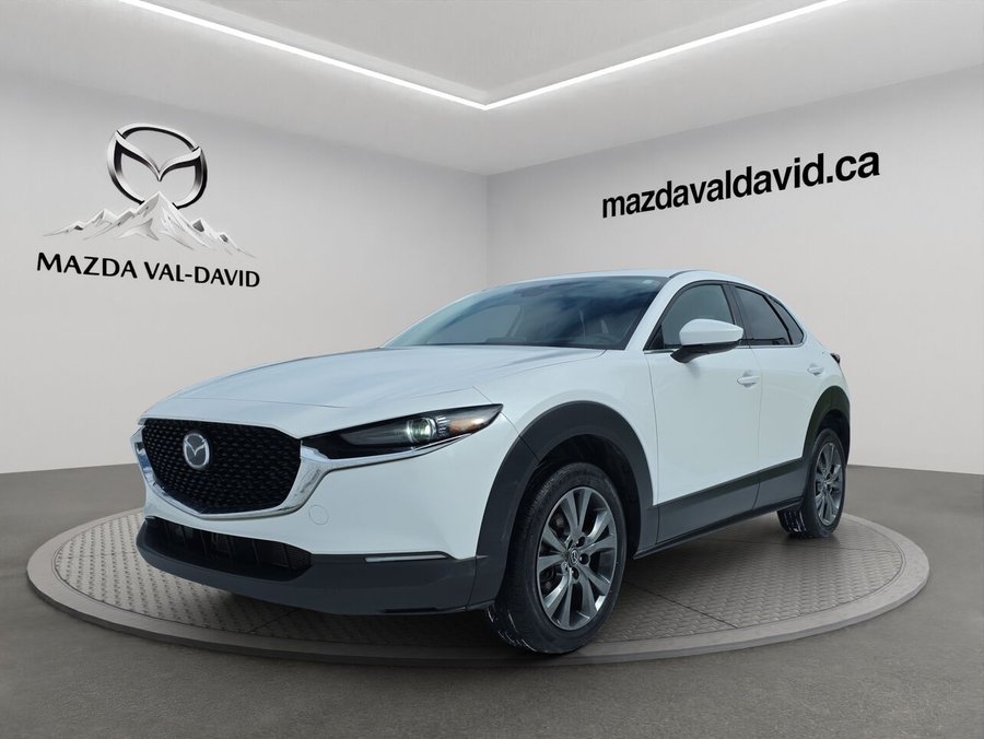 2021 Mazda CX-30 GT AWD, Sièges en cuir, Volant chauffant, Toit ouvrant White