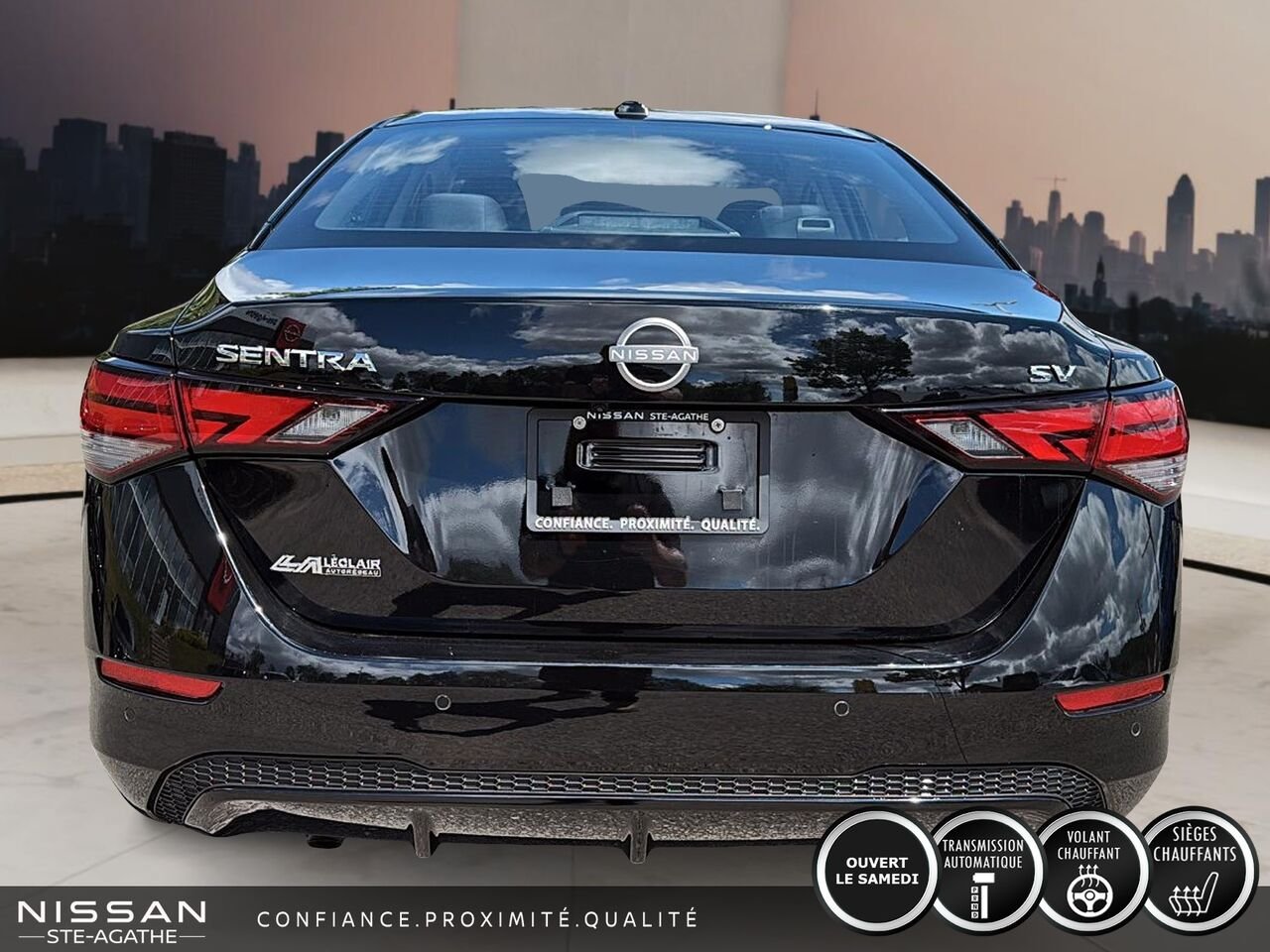 2024 Nissan Sentra SV CVT Black Saint-Jérôme - photo #3