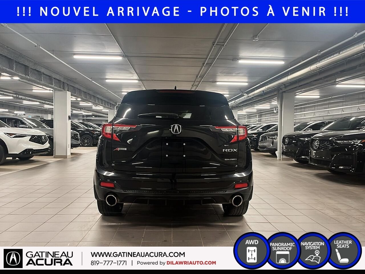 2023 Acura RDX A-Spec SH-AWD Black Gatineau - photo #5
