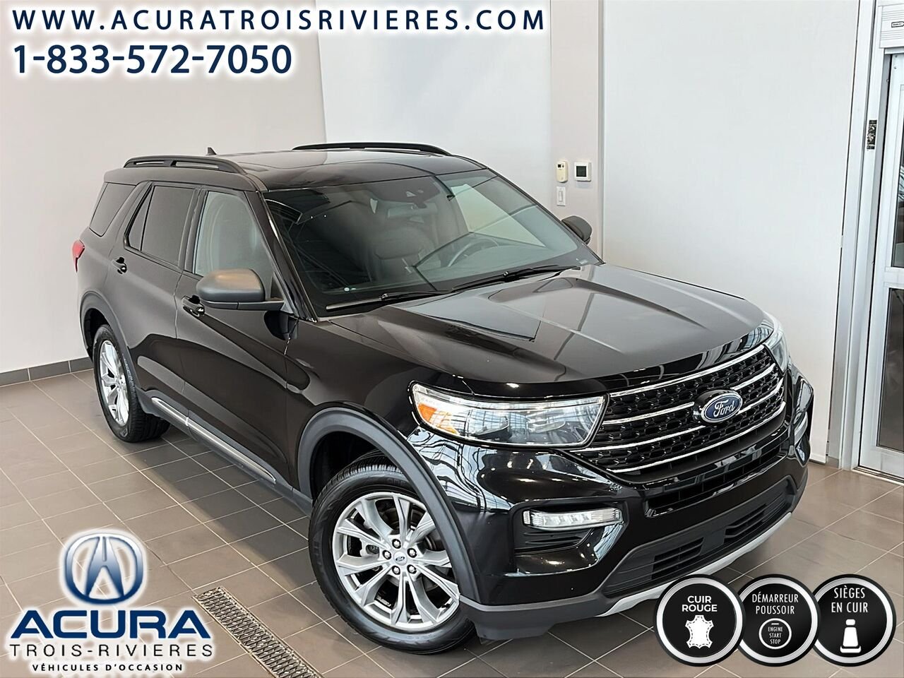 Ford EXPLORER 2.3L ECOBOOST 2020 Noir Trois-Rivières - photo #1