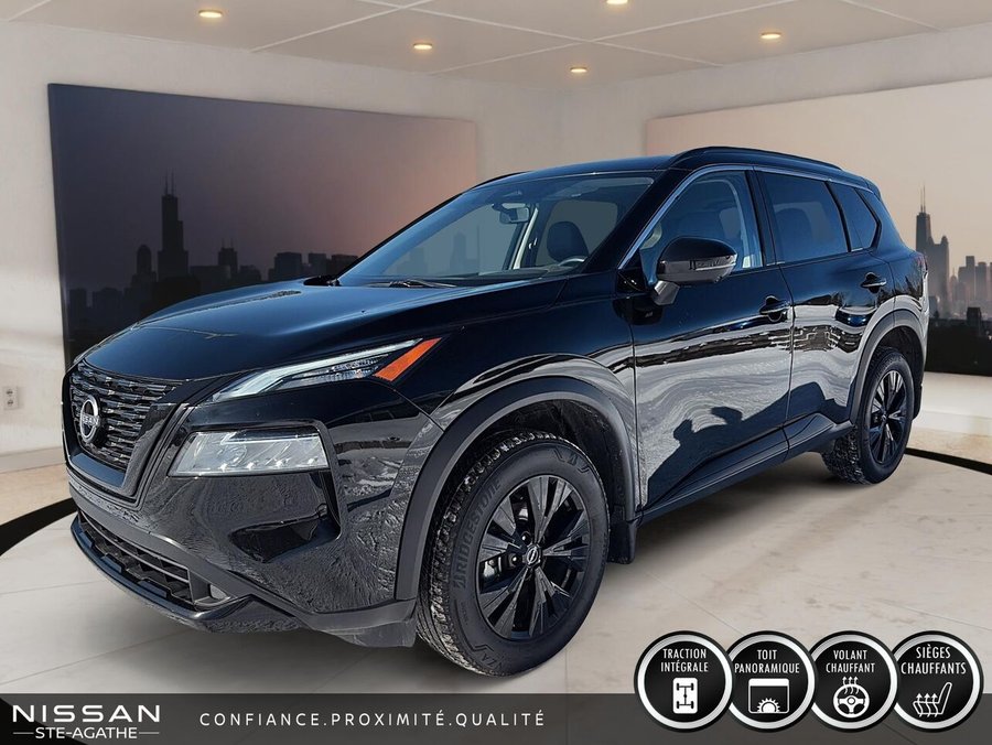 Nissan Rogue SV MIDNIGHT EDITION | TOIT PANORAMIQUE | CUIR 2023 Noir