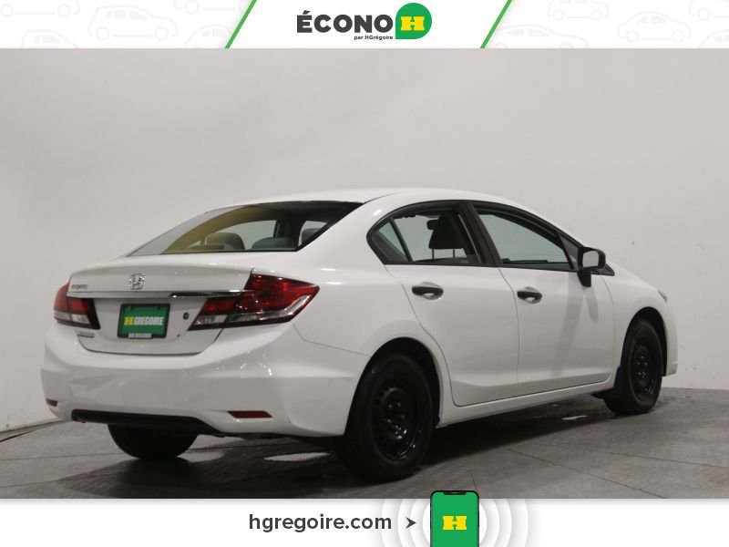 2014 Honda Civic White Blainville - photo #7