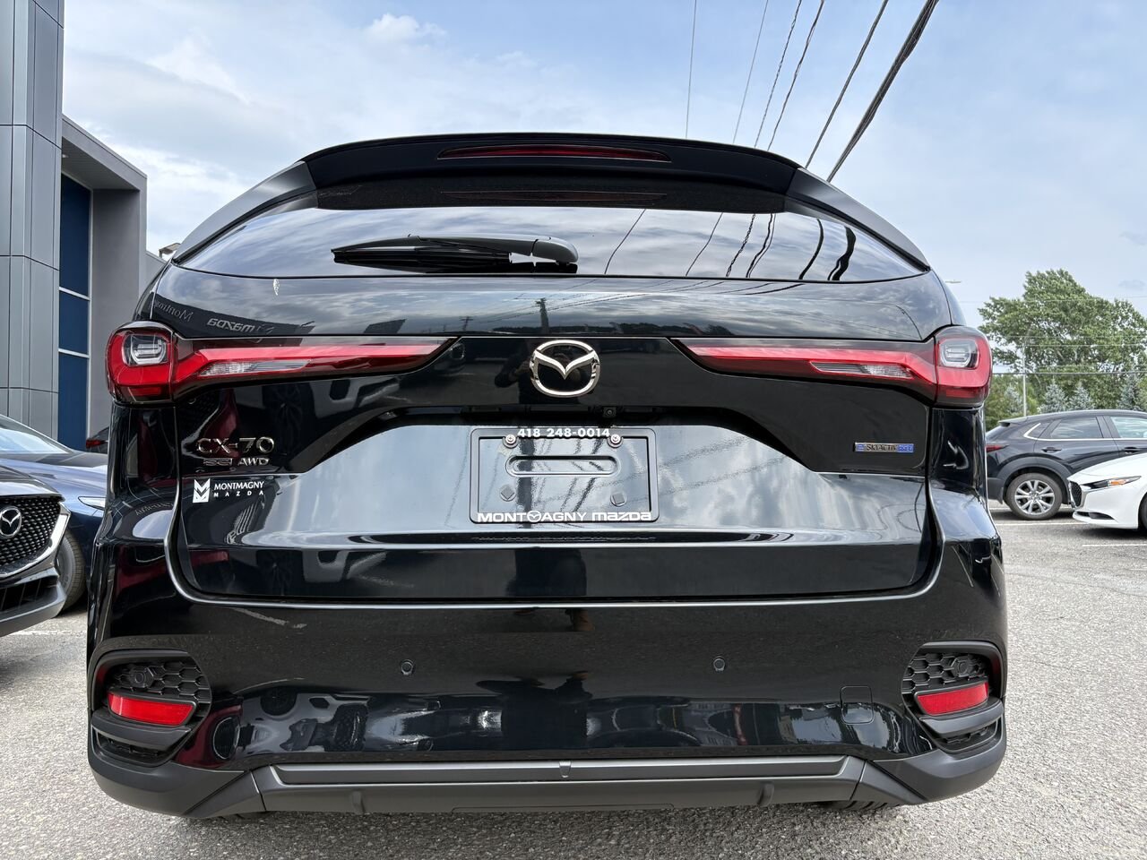 MAZDA CX-70 hybride rechargeable GS-L SC TI 2026 Noir de jais mica Montmagny - photo #3