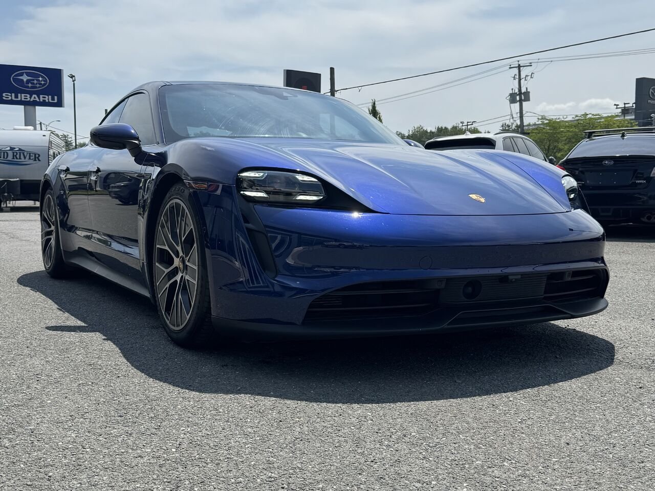 2020 Porsche Taycan 4S Blue Granby - photo #10