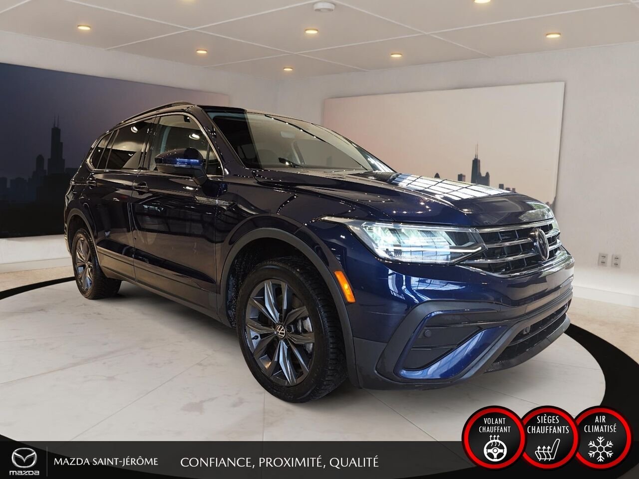 Volkswagen Tiguan 2022 Bleu Saint-Jérôme - photo #3