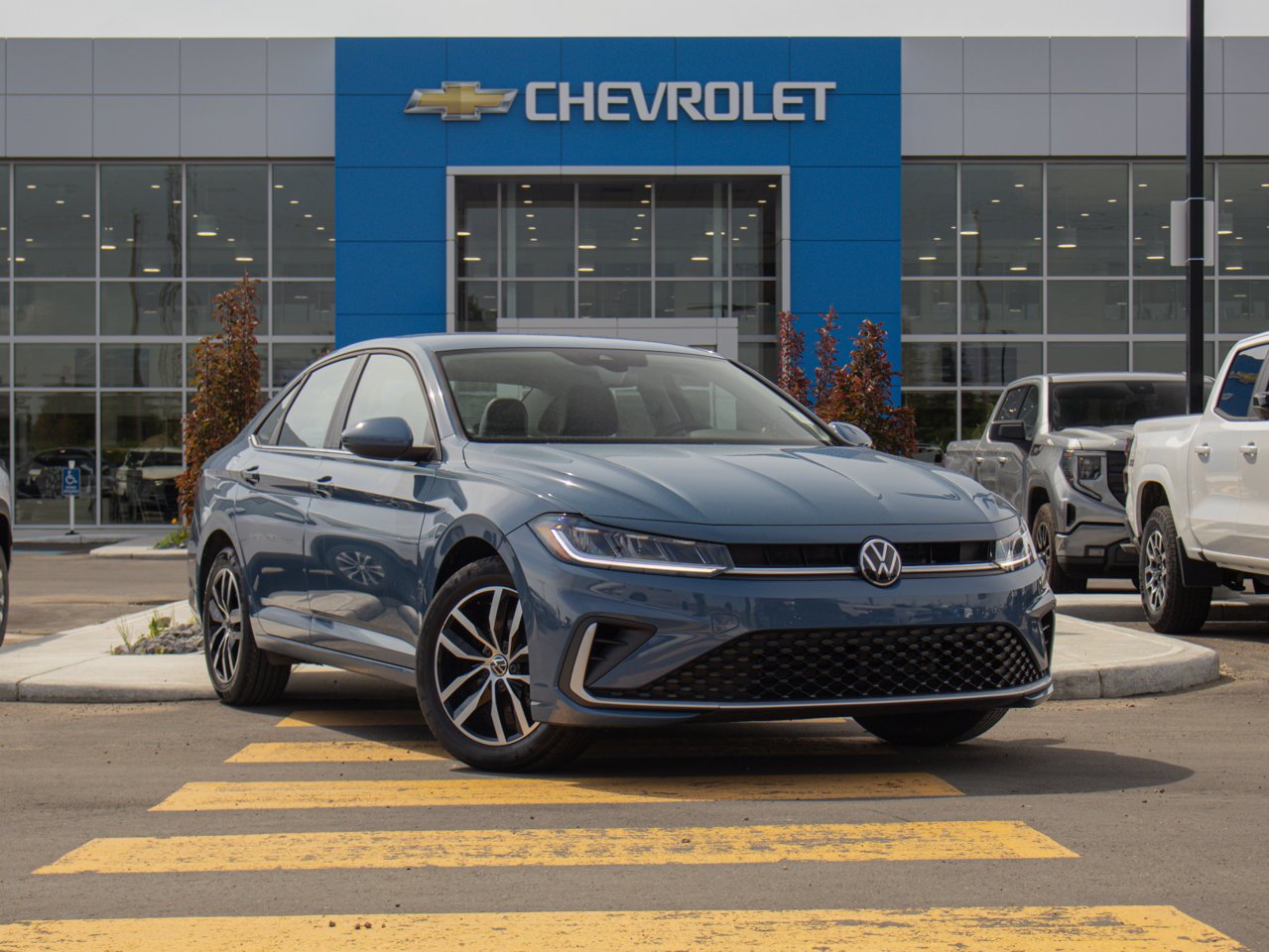 2025 Volkswagen Jetta Comfortline Auto Monterey Blue Pearl Sherwood Park - photo #1
