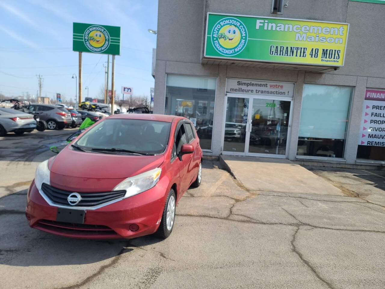 Nissan Versa Note 2014 Rouge Longueuil, - photo #0