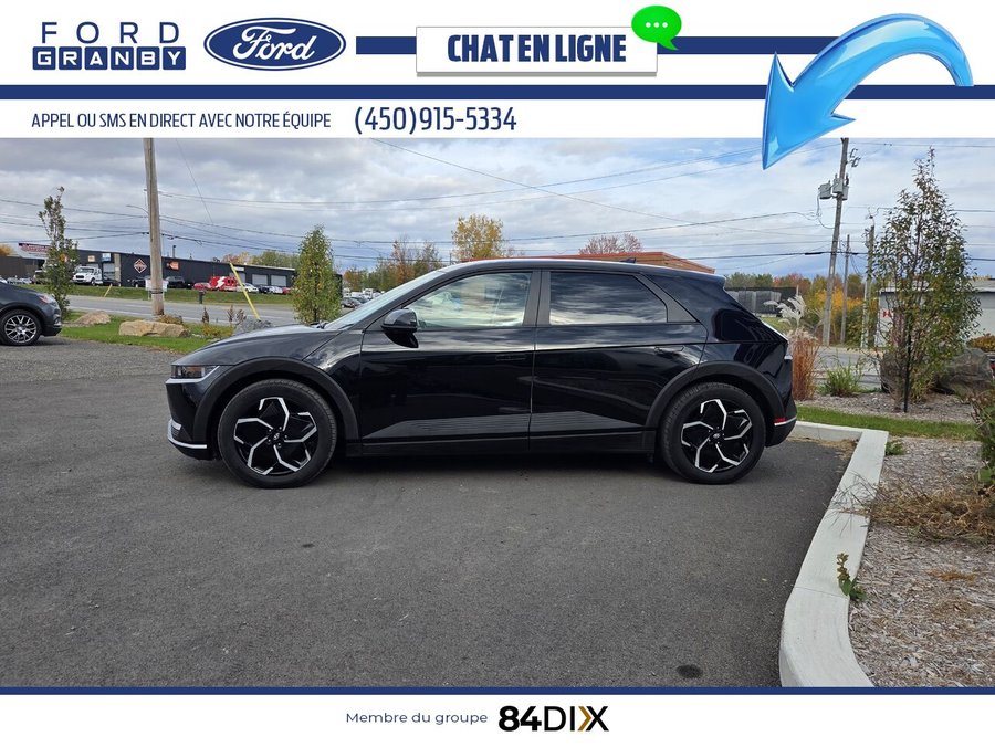 Hyundai IONIQ 5 Preferred grande autonomie TI HTRAC 2024 Noir