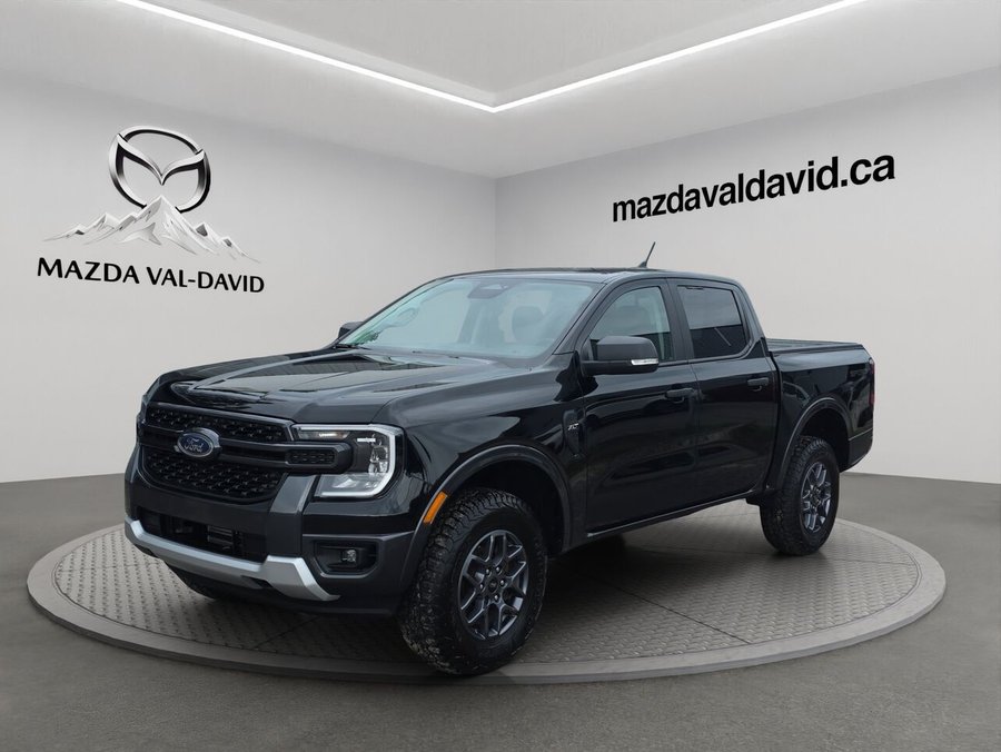 2024 Ford Ranger XLT cabine SuperCrew 4RM caisse de 5 pi Black