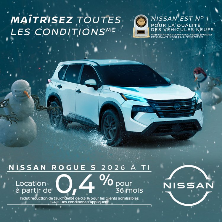 NISSAN PROGRAMME fevrier PROMO Rogue FR