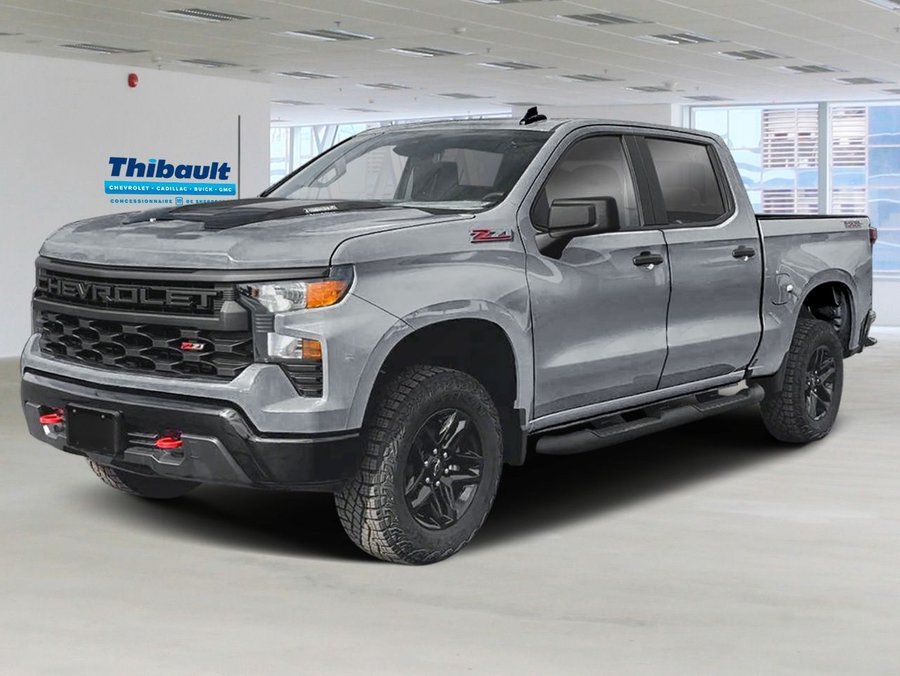 CHEVROLET SILVERADO 1500 Custom Trail Boss cabine multiplace 4RM 157 po 2026 Gris