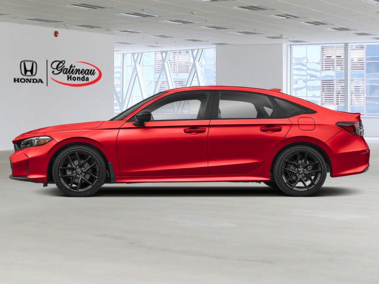 Honda Civic Berline Sport CVT 2026 Rouge Gatineau - photo #2