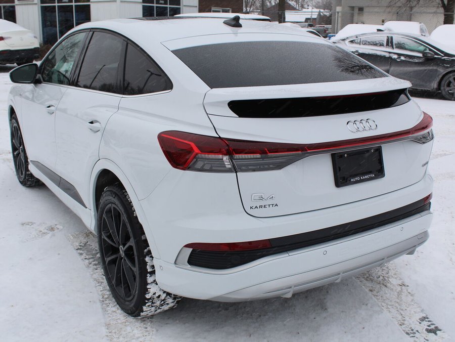 Audi Q4 e-tron Sportback 2023 2023 Blanc