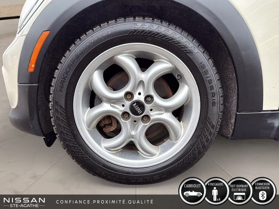 MINI Cooper décapotable 2013 2013 Blanc