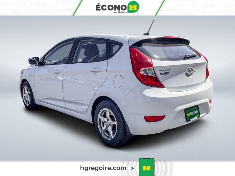 2013 Hyundai Accent White Laval - photo #5
