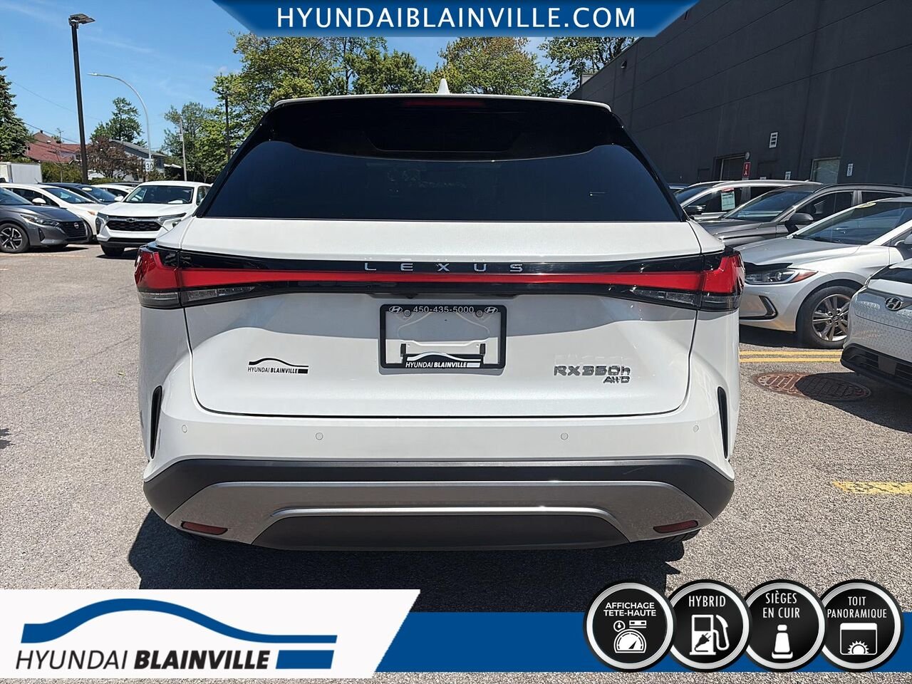 Lexus RX 2023 Blanc Blainville - photo #4
